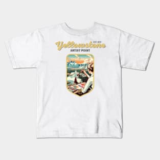 USA - NATIONAL PARK - YELLOWSTONE - Yellowstone Artists Point - 6 Kids T-Shirt